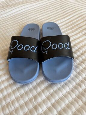 Men’s Good Good Golf Slide Sandals - Blue & Black 12